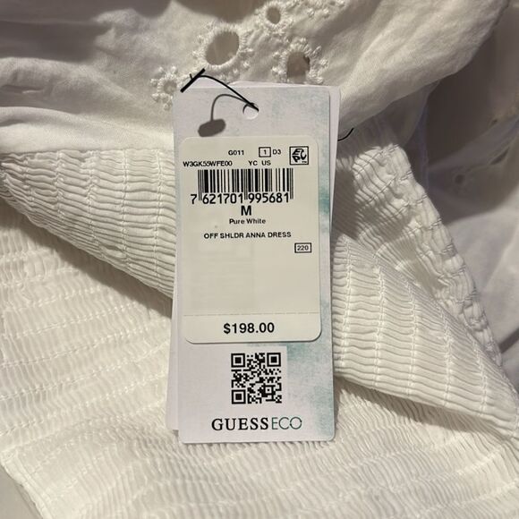 GUESS off shoulder Anna dress size medium NWT - Picture 7 of 7